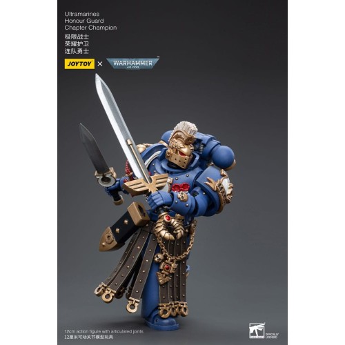 Warhammer 40k Action Figure 1/18 Ultramarines Honour Guard Chapter Champion 12 cm
