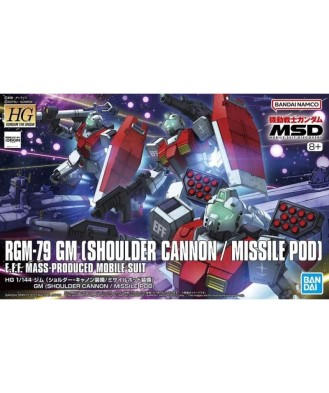 1/144 HG GM (Shoulder Cannon/ Missile Pod Equipment)