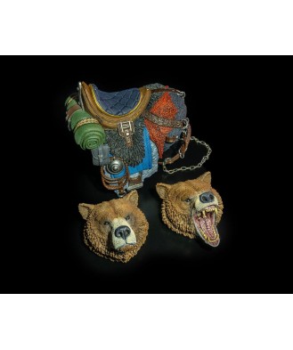 Mythic Legions: Rising Sons Actionfigur Bodvar (Bear Mount) 15 cm