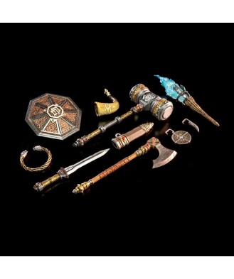 Mythic Legions: Rising Sons Action Figure Accessorys Dwarf Weapons