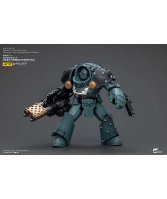 Warhammer The Horus Heresy Action Figure 1/18 Tartaros Terminator Squad Terminator With Heavy Flamer And Chainfist 12 cm