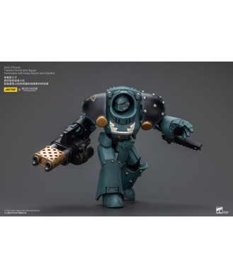 Warhammer The Horus Heresy Action Figure 1/18 Tartaros Terminator Squad Terminator With Heavy Flamer And Chainfist 12 cm