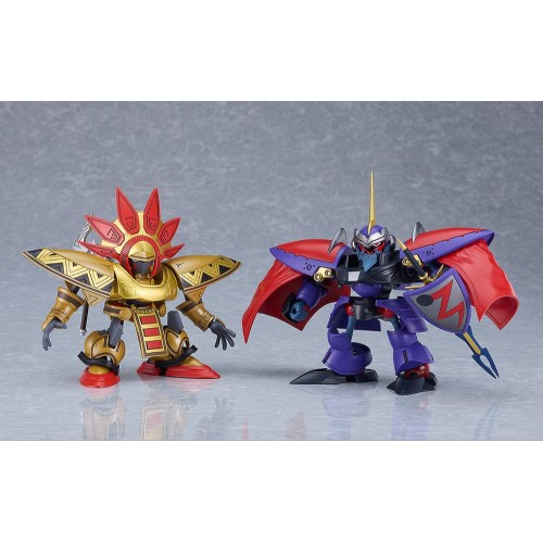 Hao Taikei Ryu Knight Moderoid Plastic Model Kit Collection Series: 4 Shinebaram & Steru 10 cm
