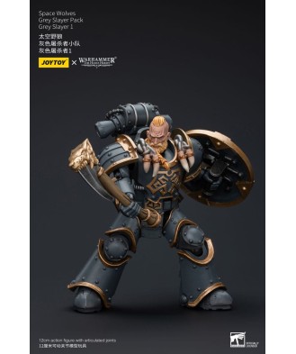 Warhammer The Horus Heresy Action Figure 1/18 Space Wolves Grey Slayer Pack Grey Slayer 1 12 cm