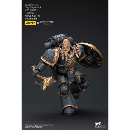 Warhammer The Horus Heresy Action Figure 1/18 Space Wolves Grey Slayer Pack Grey Slayer 1 12 cm