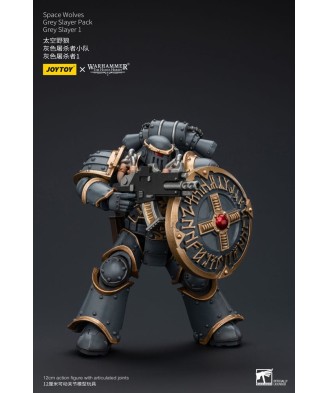 Warhammer The Horus Heresy Action Figure 1/18 Space Wolves Grey Slayer Pack Grey Slayer 1 12 cm