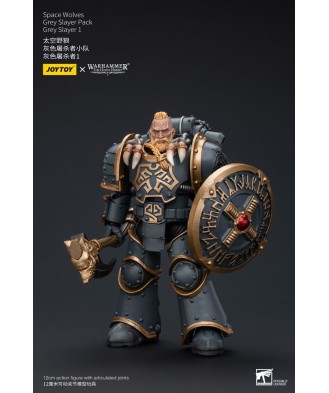 Warhammer The Horus Heresy Action Figure 1/18 Space Wolves Grey Slayer Pack Grey Slayer 1 12 cm