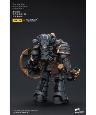 Warhammer The Horus Heresy Action Figure 1/18 Space Wolves Grey Slayer Pack Grey Slayer 1 12 cm