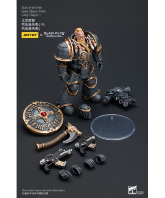 Warhammer The Horus Heresy Action Figure 1/18 Space Wolves Grey Slayer Pack Grey Slayer 1 12 cm