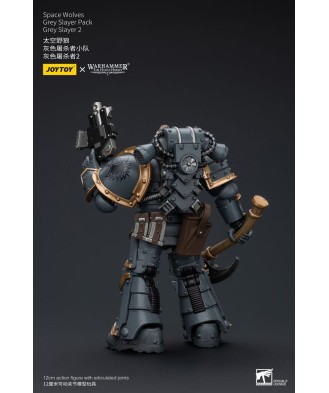 Warhammer The Horus Heresy Action Figure 1/18 Space Wolves Grey Slayer Pack Grey Slayer 2 12 cm