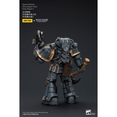 Warhammer The Horus Heresy Action Figure 1/18 Space Wolves Grey Slayer Pack Grey Slayer 2 12 cm