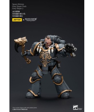 Warhammer The Horus Heresy Action Figure 1/18 Space Wolves Grey Slayer Pack Grey Slayer 2 12 cm