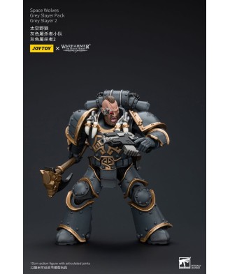 Warhammer The Horus Heresy Action Figure 1/18 Space Wolves Grey Slayer Pack Grey Slayer 2 12 cm