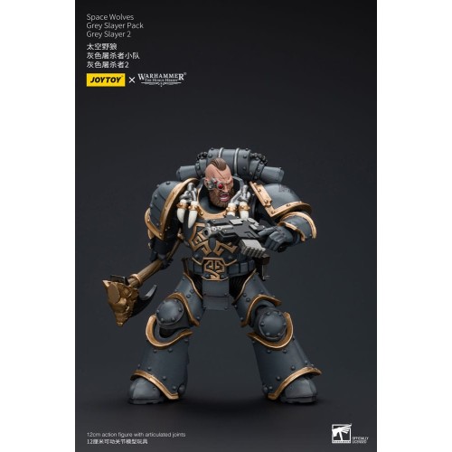 Warhammer The Horus Heresy Action Figure 1/18 Space Wolves Grey Slayer Pack Grey Slayer 2 12 cm