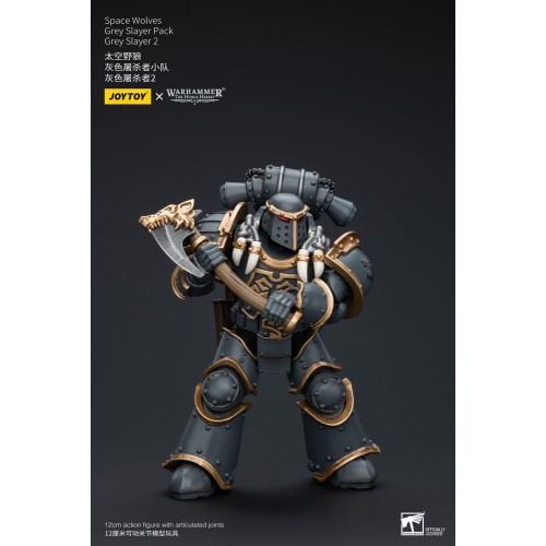 Warhammer The Horus Heresy Action Figure 1/18 Space Wolves Grey Slayer Pack Grey Slayer 2 12 cm