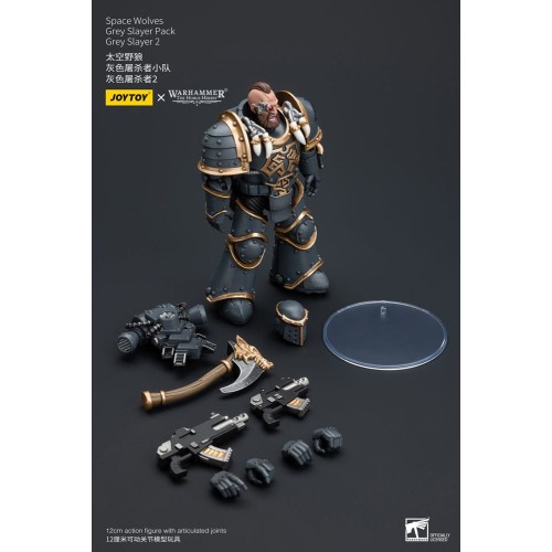 Warhammer The Horus Heresy Action Figure 1/18 Space Wolves Grey Slayer Pack Grey Slayer 2 12 cm