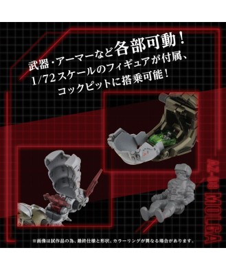 Zoids Plastic Model Kit 1/72 AZ-08 Molga 14 cm