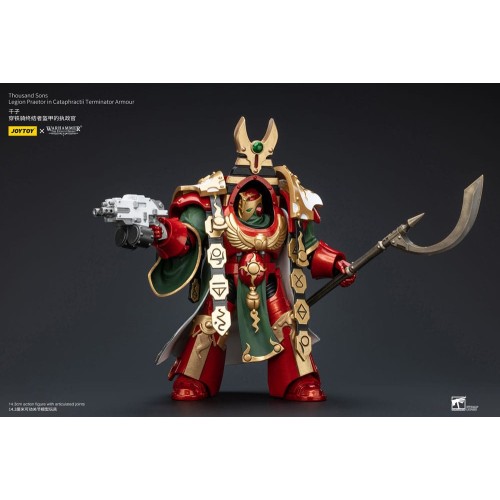 Warhammer The Horus Heresy Action Figure 1/18 Thousand sons Legion Praetor in Cataphractii Terminator Armour 12 cm