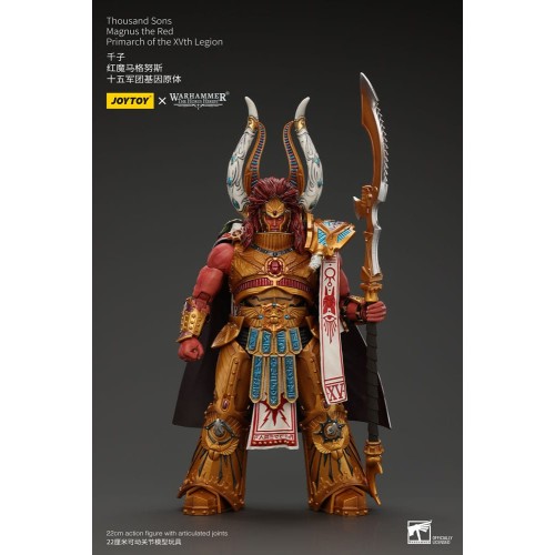 Warhammer The Horus Heresy Action Figure 1/18 Thousand sons Magnus the Red Primarch of the XVth Legion 12 cm