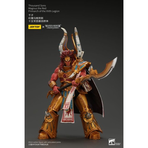 Warhammer The Horus Heresy Action Figure 1/18 Thousand sons Magnus the Red Primarch of the XVth Legion 12 cm