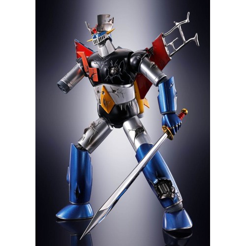 Great Mazinger Soul of Chogokin Diecast Action Figure GX-105D Great Mazinger Z Kakumei Shinka Damage Ver. 17 cm