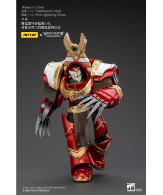 Warhammer The Horus Heresy Action Figure 1/18 Thousand Sons Sekhmet Terminator Cabal Sekhmet with Lightning Claws 14 cm