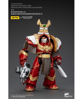 Warhammer The Horus Heresy Action Figure 1/18 Thousand Sons Sekhmet Terminator Cabal Sekhmet with Combi-Bolter and Chainfist 14