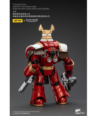 Warhammer The Horus Heresy Action Figure 1/18 Thousand Sons Sekhmet Terminator Cabal Sekhmet with Combi-Bolter and Chainfist 14