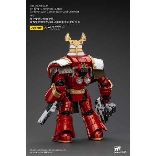 Warhammer The Horus Heresy Action Figure 1/18 Thousand Sons Sekhmet Terminator Cabal Sekhmet with Combi-Bolter and Chainfist 14