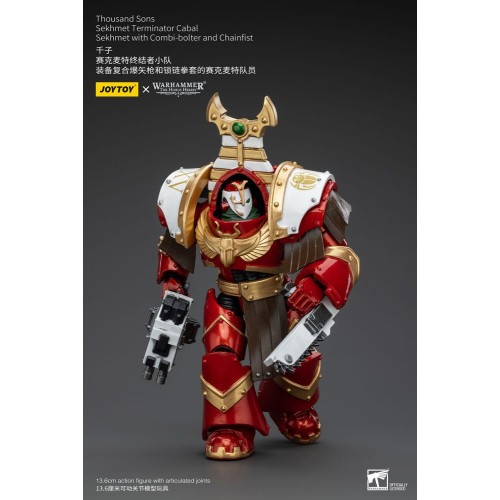 Warhammer The Horus Heresy Action Figure 1/18 Thousand Sons Sekhmet Terminator Cabal Sekhmet with Combi-Bolter and Chainfist 14