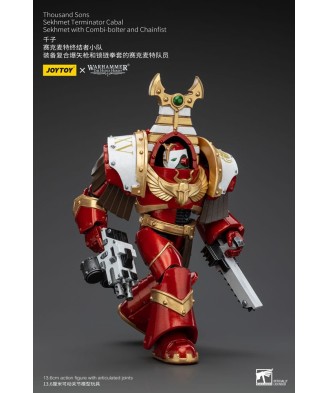 Warhammer The Horus Heresy Action Figure 1/18 Thousand Sons Sekhmet Terminator Cabal Sekhmet with Combi-Bolter and Chainfist 14