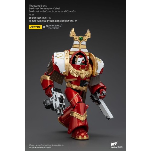 Warhammer The Horus Heresy Action Figure 1/18 Thousand Sons Sekhmet Terminator Cabal Sekhmet with Combi-Bolter and Chainfist 14