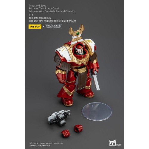 Warhammer The Horus Heresy Action Figure 1/18 Thousand Sons Sekhmet Terminator Cabal Sekhmet with Combi-Bolter and Chainfist 14