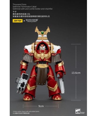Warhammer The Horus Heresy Action Figure 1/18 Thousand Sons Sekhmet Terminator Cabal Sekhmet with Combi-Bolter and Chainfist 14
