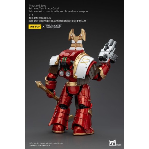 Warhammer The Horus Heresy Action Figure 1/18 Thousand Sons Sekhmet Terminator Cabal Sekhmet with Combi-Melta and Achea Force We