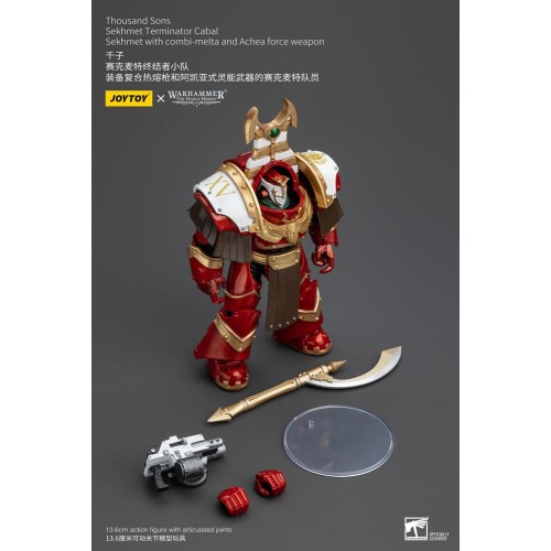 Warhammer The Horus Heresy Action Figure 1/18 Thousand Sons Sekhmet Terminator Cabal Sekhmet with Combi-Melta and Achea Force We