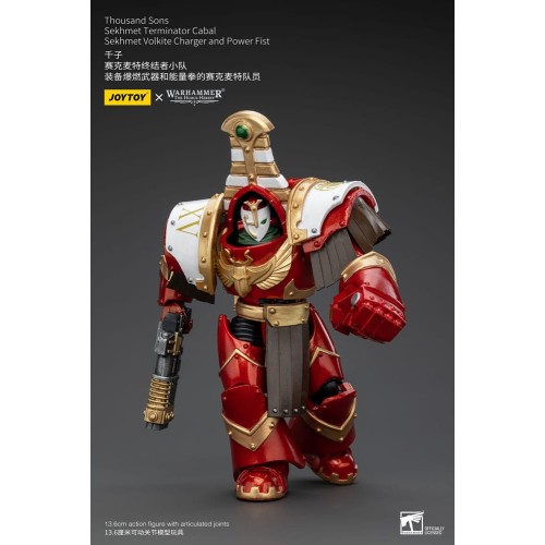 Warhammer The Horus Heresy Action Figure 1/18 Thousand Sons Sekhmet Terminator Cabal Sekhmet Volkite Charger and Power Fist 14 c