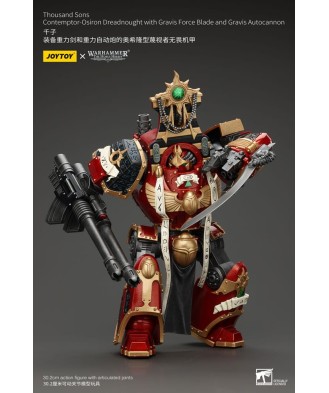 Warhammer The Horus Heresy Action Figure 1/18 Thousand Sons Contemptor-Osiron Dreadnought with Gravis Force Blade And Gravis Aut