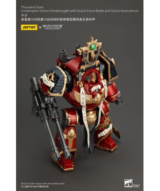 Warhammer The Horus Heresy Action Figure 1/18 Thousand Sons Contemptor-Osiron Dreadnought with Gravis Force Blade And Gravis Aut