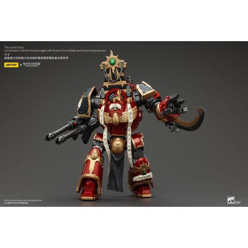 Warhammer The Horus Heresy Action Figure 1/18 Thousand Sons Contemptor-Osiron Dreadnought with Gravis Force Blade And Gravis Aut