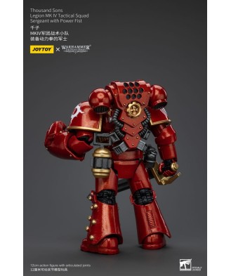 Warhammer The Horus Heresy Action Figure 1/18 Thousand Sons Legion MK IV Tactical Squad Sergeant with Power Fist 12 cm