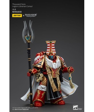 Warhammer The Horus Heresy Action Figure 1/18 Thousand Sons Legion Librarian Consut 16 cm