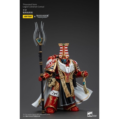 Warhammer The Horus Heresy Action Figure 1/18 Thousand Sons Legion Librarian Consut 16 cm