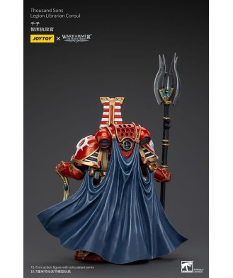 Warhammer The Horus Heresy Action Figure 1/18 Thousand Sons Legion Librarian Consut 16 cm