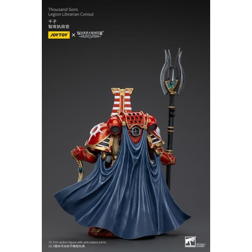 Warhammer The Horus Heresy Action Figure 1/18 Thousand Sons Legion Librarian Consut 16 cm