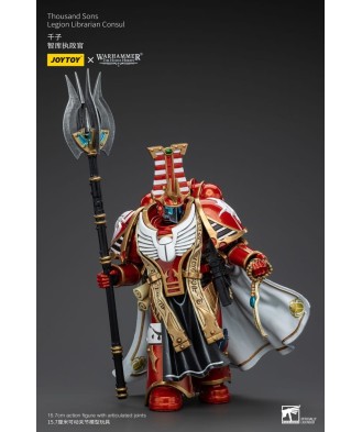 Warhammer The Horus Heresy Action Figure 1/18 Thousand Sons Legion Librarian Consut 16 cm