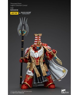 Warhammer The Horus Heresy Action Figure 1/18 Thousand Sons Legion Librarian Consut 16 cm