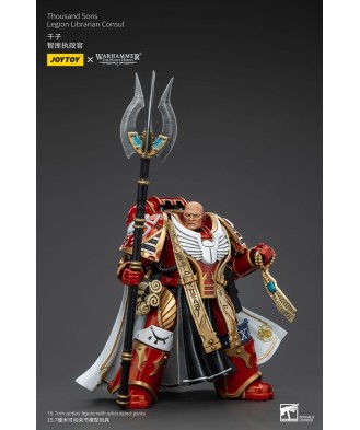 Warhammer The Horus Heresy Action Figure 1/18 Thousand Sons Legion Librarian Consut 16 cm