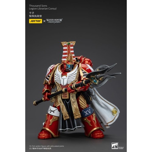 Warhammer The Horus Heresy Action Figure 1/18 Thousand Sons Legion Librarian Consut 16 cm