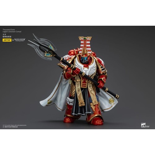 Warhammer The Horus Heresy Action Figure 1/18 Thousand Sons Legion Librarian Consut 16 cm